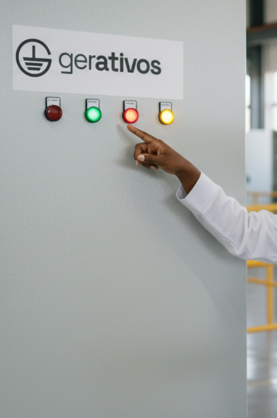 Execução elétrica industrial com organização, identificação e padrão técnico